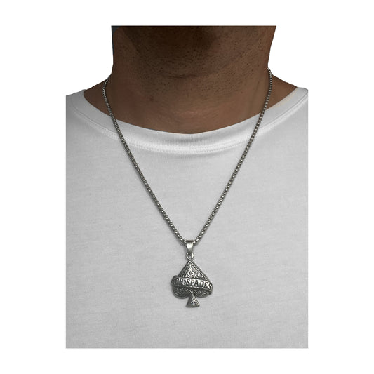 ace of spades pendant necklace