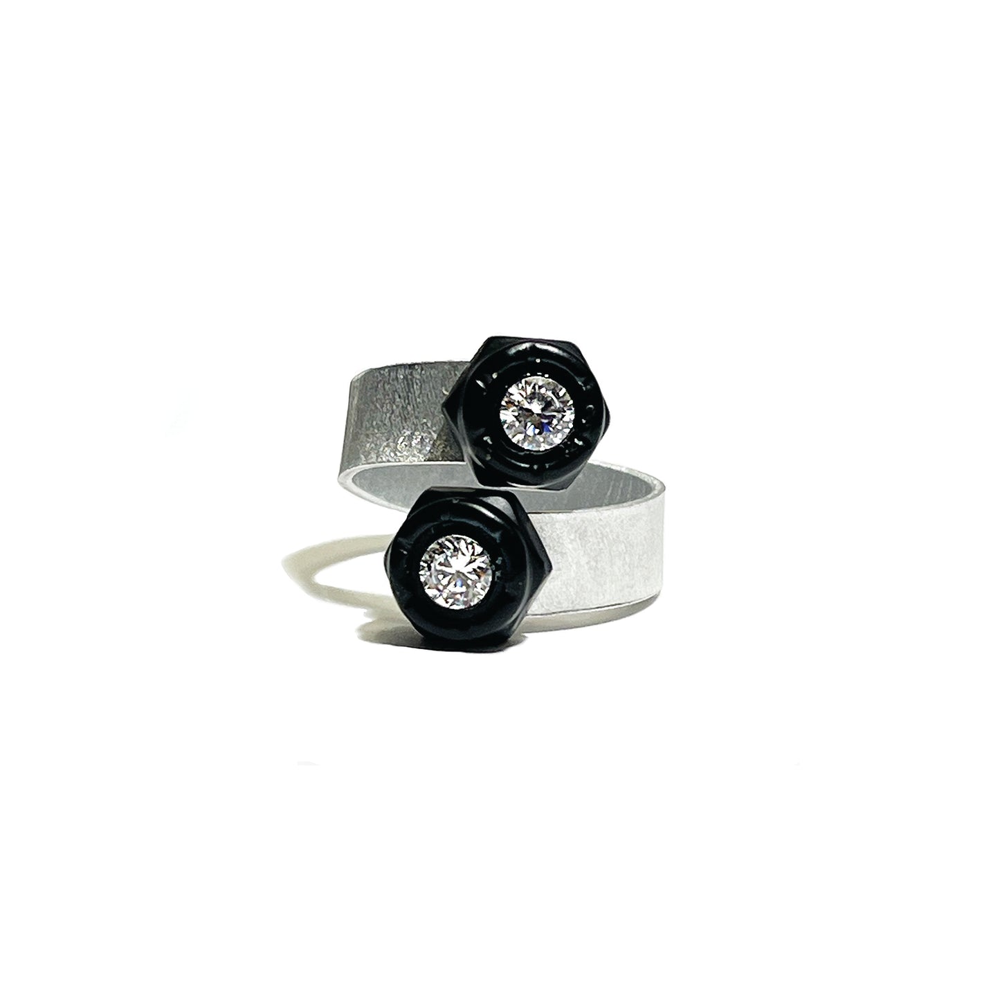 double or nuttin' ring - black