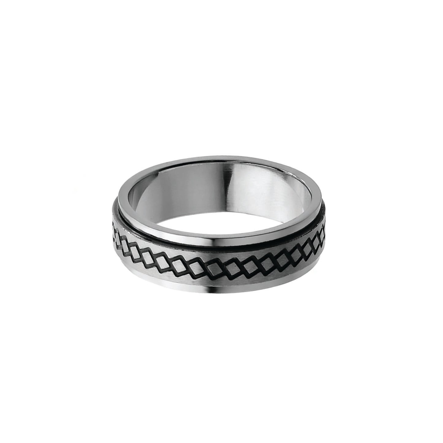 diamond box spinner ring