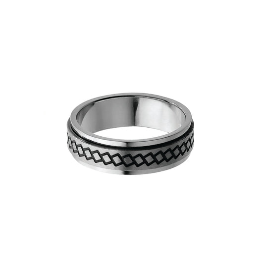 diamond box spinner ring