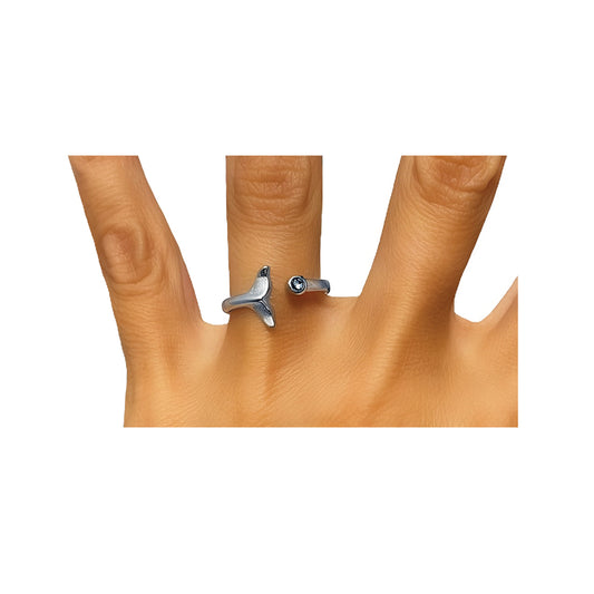 the mermaid/whale tail ring