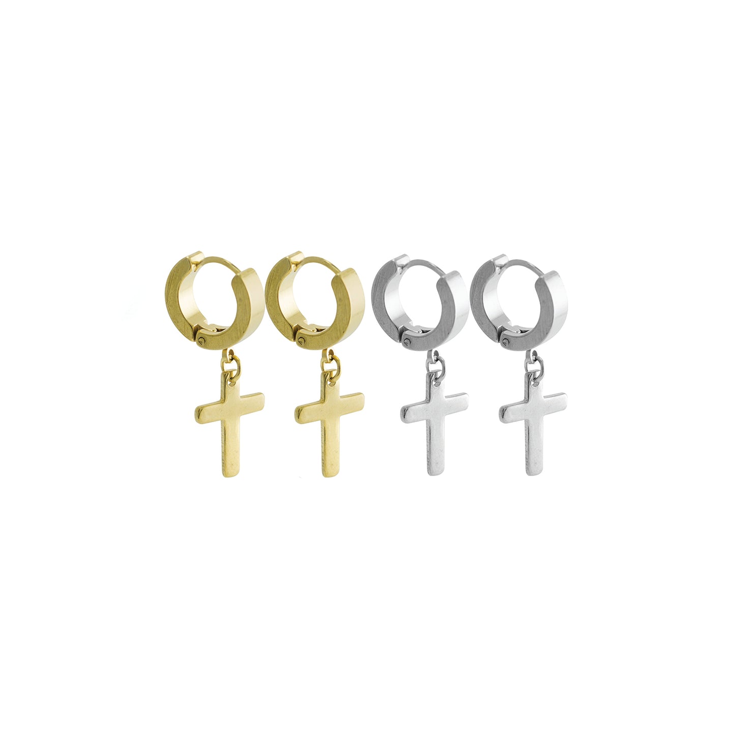 cross earrings