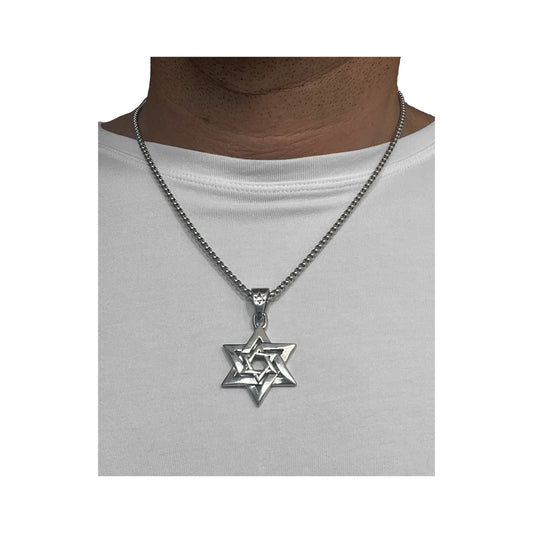 the double star of david pendant necklace