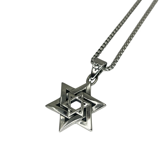 the double star of david pendant necklace