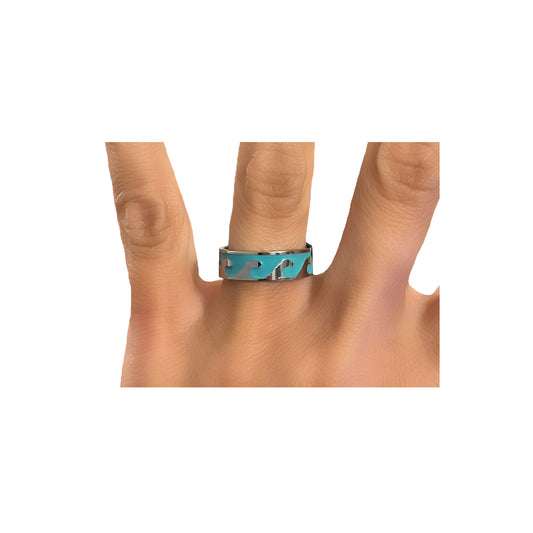 sea blue wave band