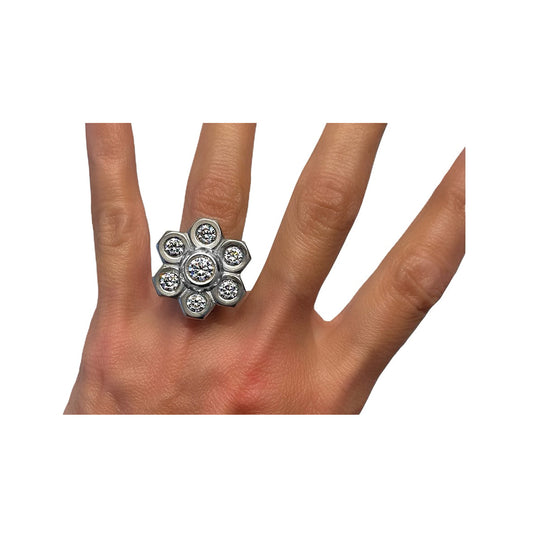 the industrial daisy ring - metal choice