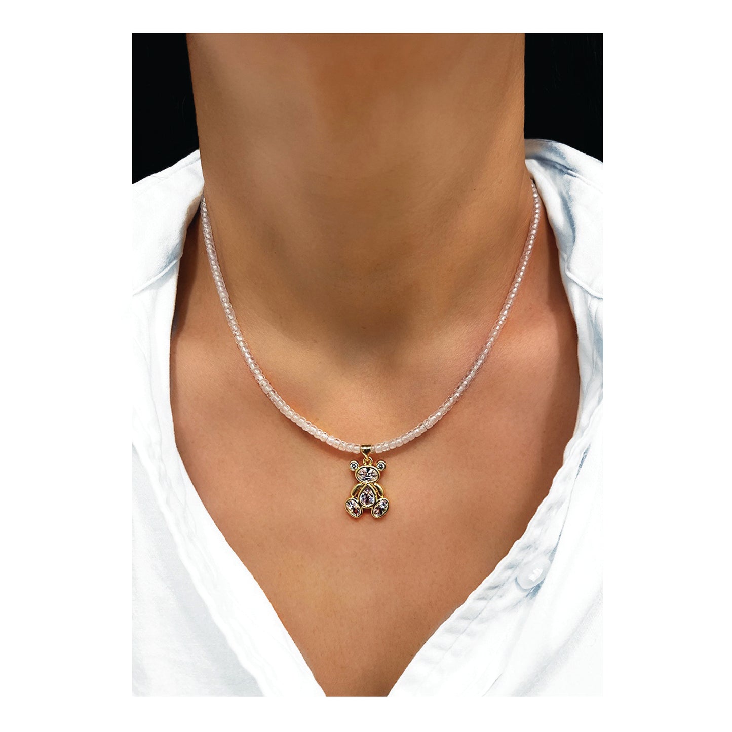grin and bear it necklace