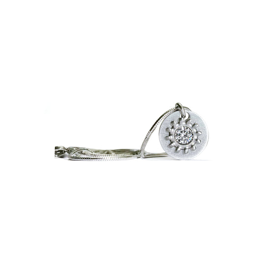the industrial sun necklace