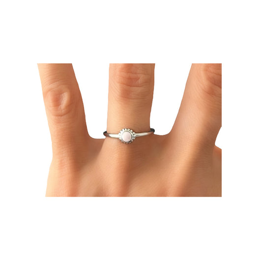 petite flower ring