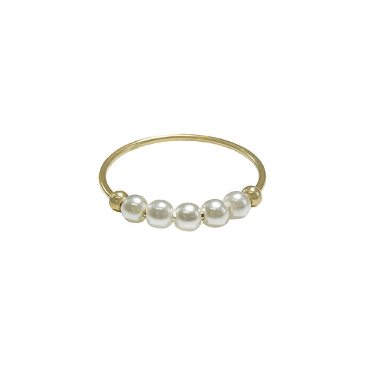 multi pearl ring