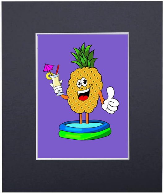 if you like piña coladas... art print