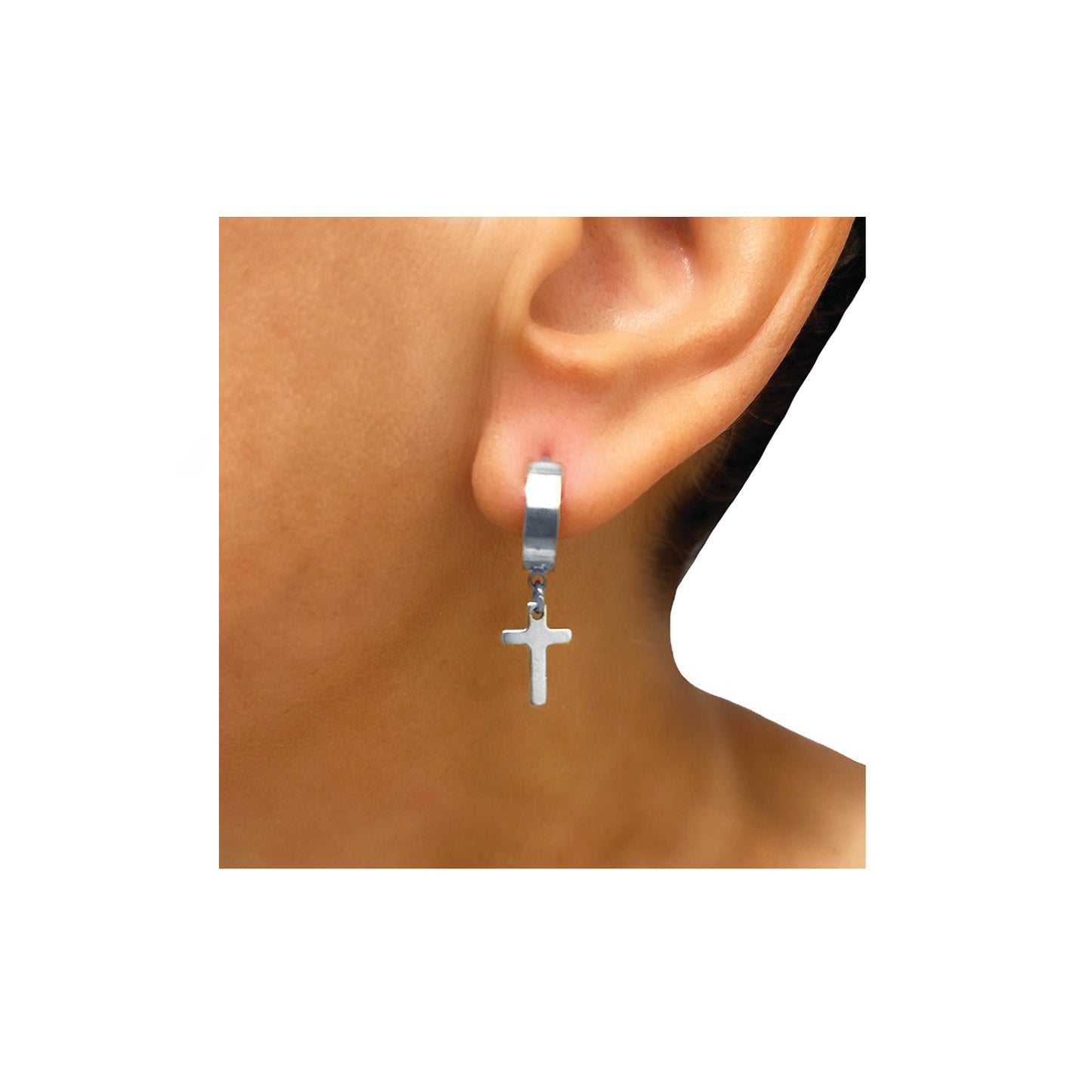 cross earrings