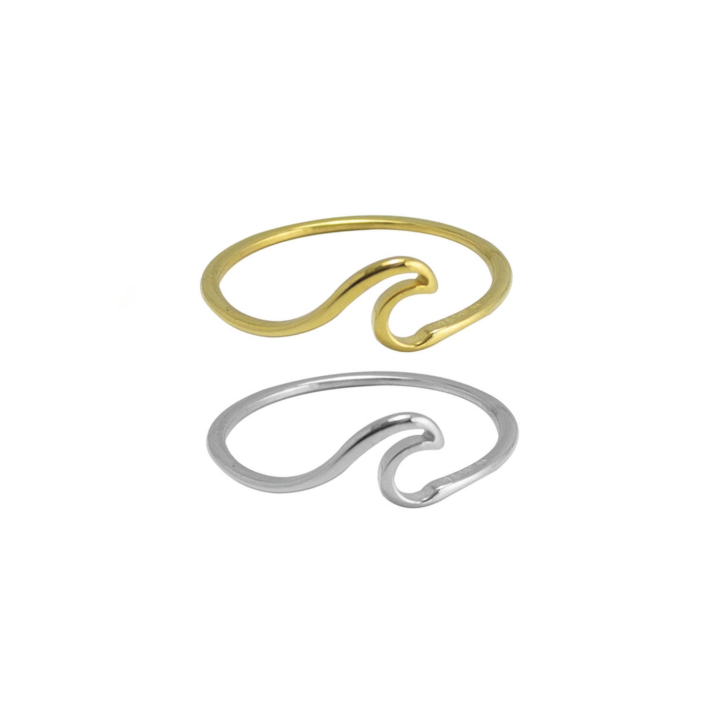 smooth wave ring