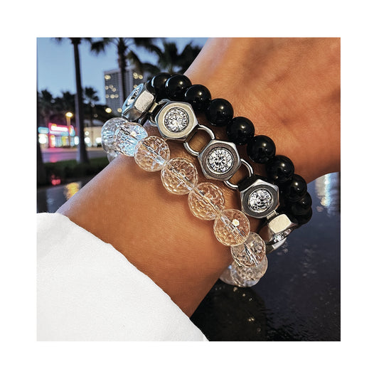 hexa eternity bracelet <the industrial tennis bracelet reimagined>