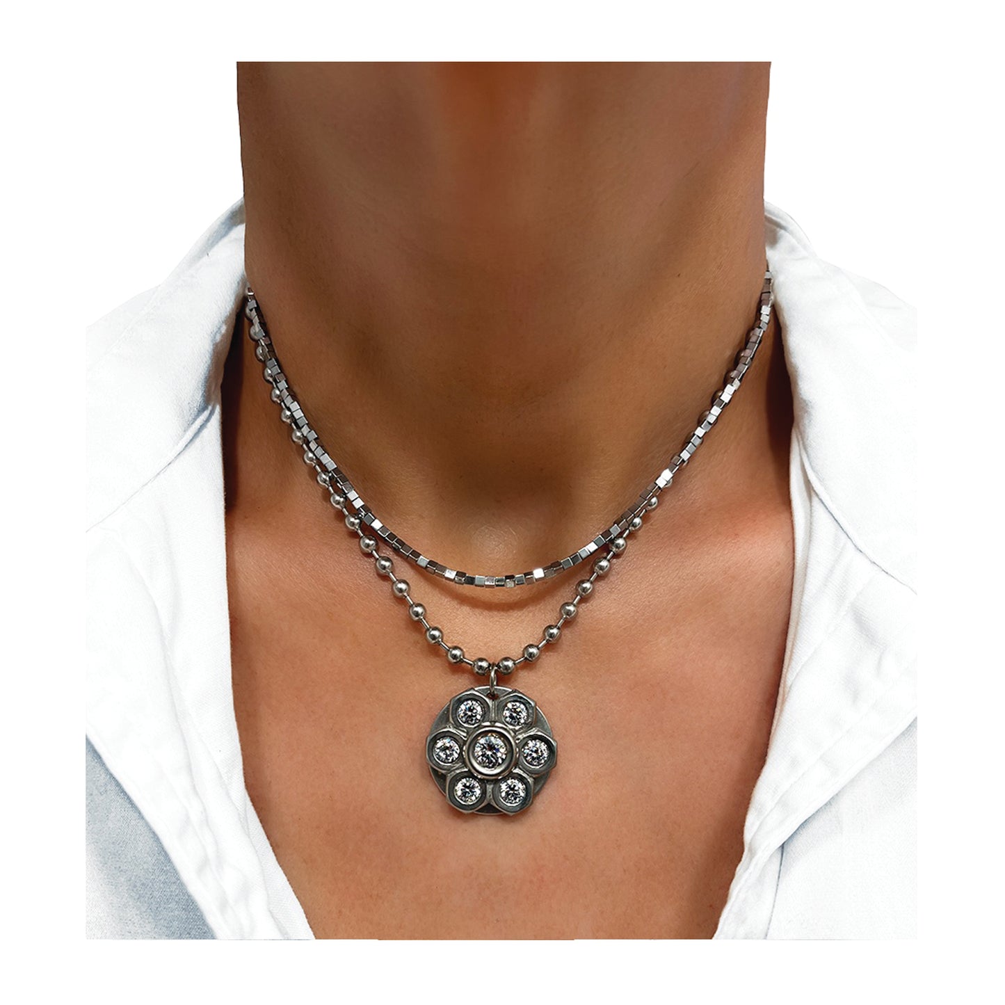 the original industrial daisy necklace