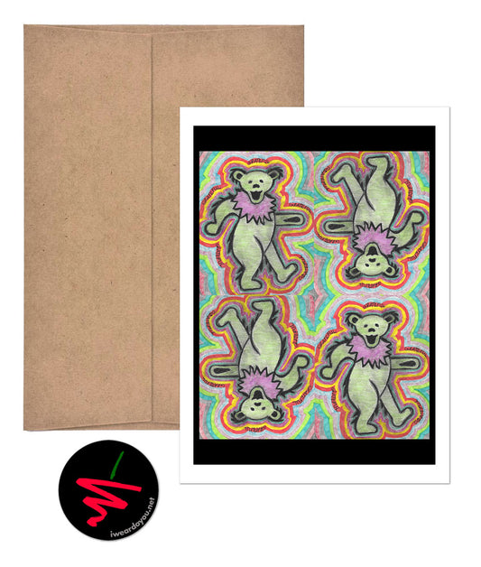 4x grateful greeting card
