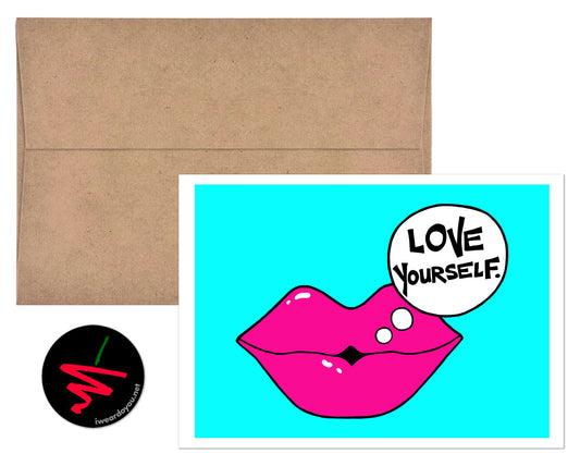 love yourself greeting card