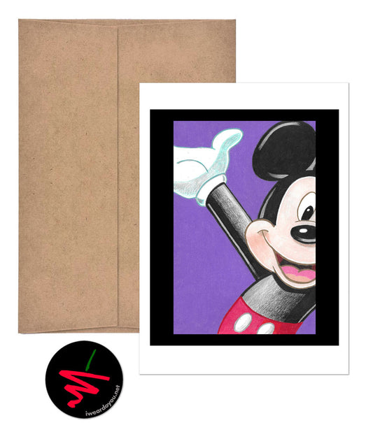 are you a man or a mouse? greeting card