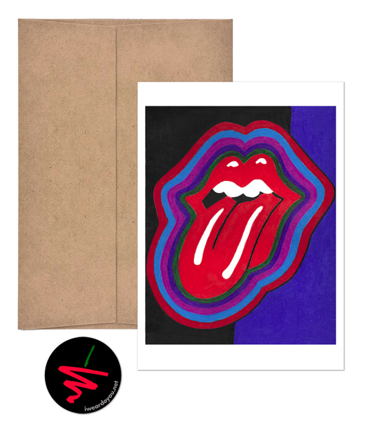 it's only rock n roll... greeting card