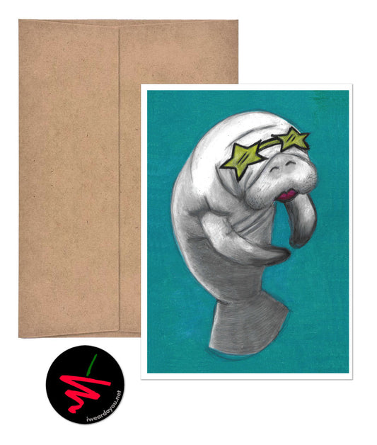 womanatee greeting card
