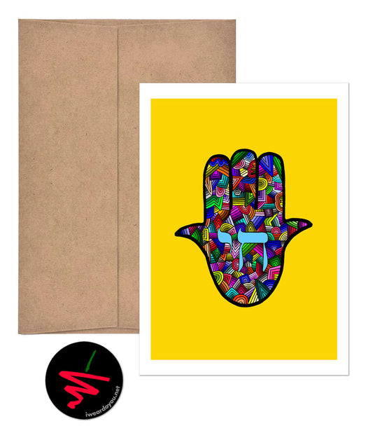 chai five greeting card