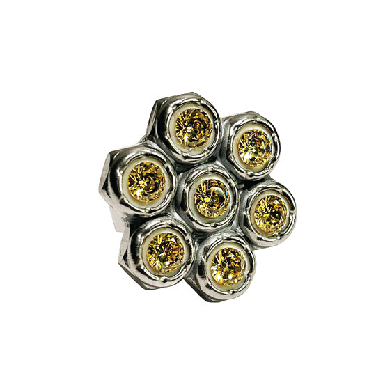 heavy metal petal - citrine