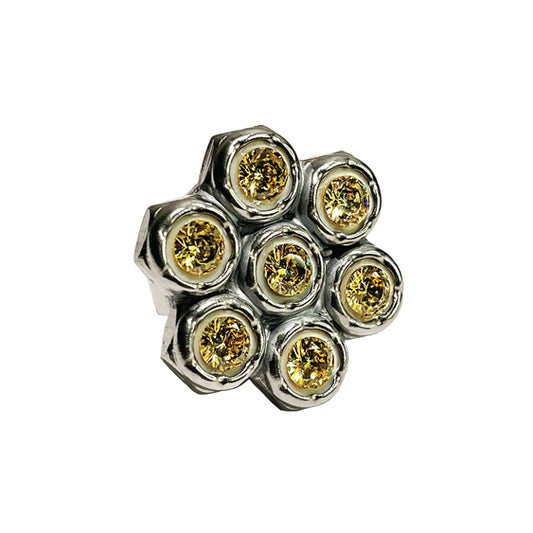heavy metal petal - citrine