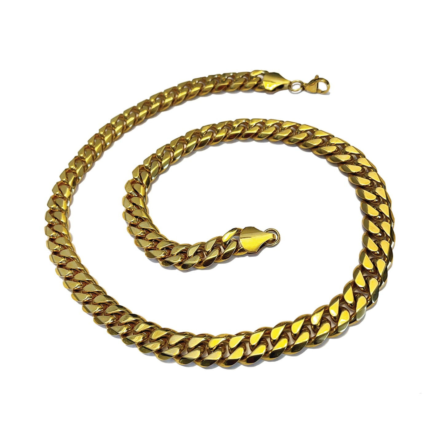 cuban link chain necklace - 12mm