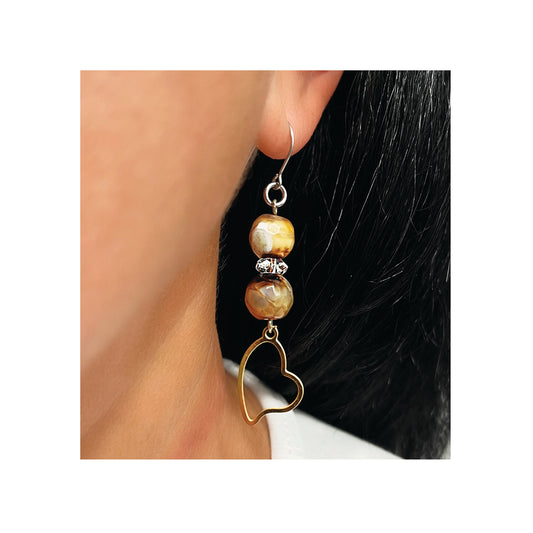 terra glow earrings