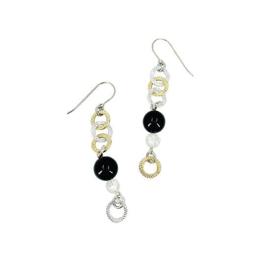 celestial chain earrings