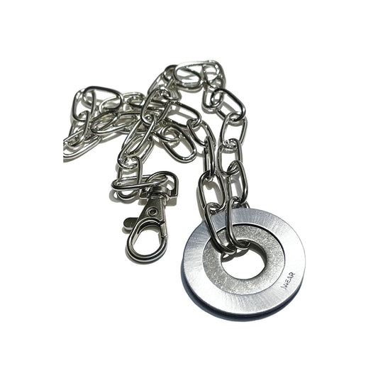 large iWEAR pendant necklace - aluminum