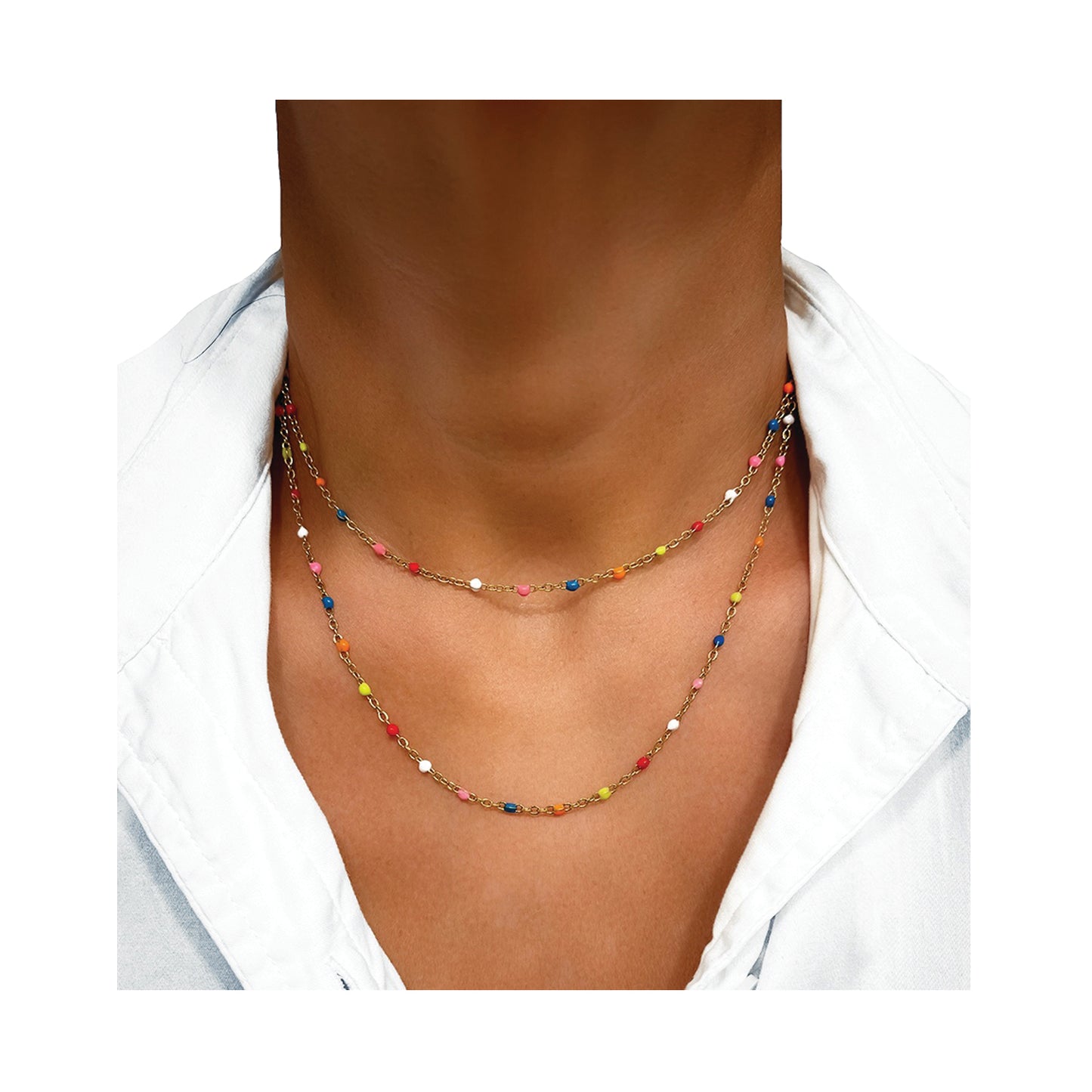 the confetti necklace