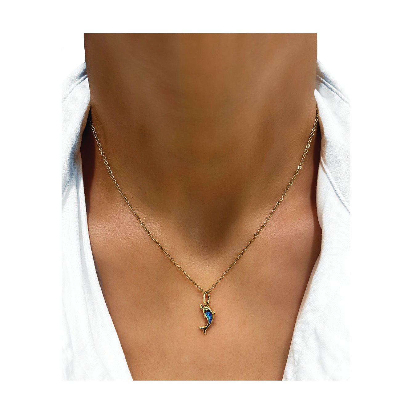 dolphin necklace