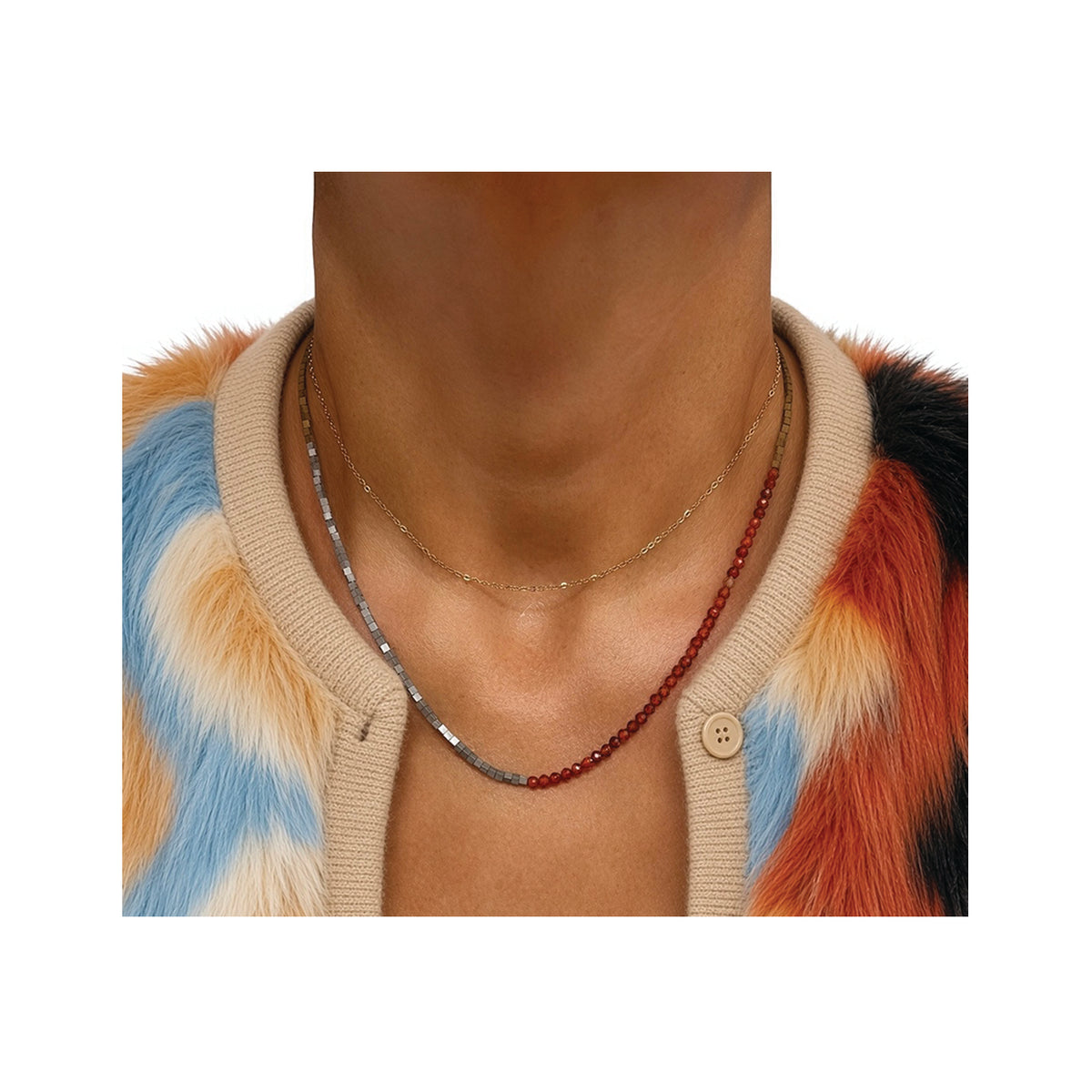 the elements necklace - rust