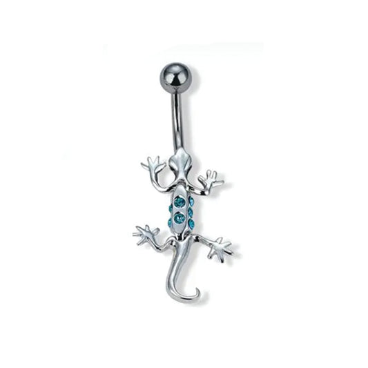 the sparkly gecko belly ring