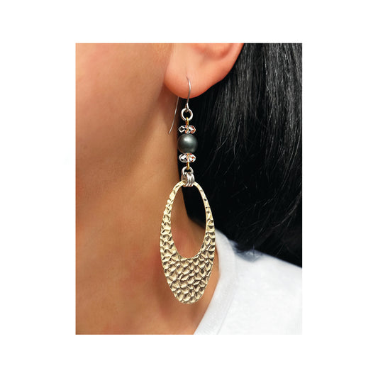 golden eclipse earrings