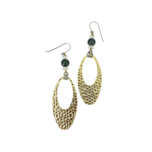 golden eclipse earrings