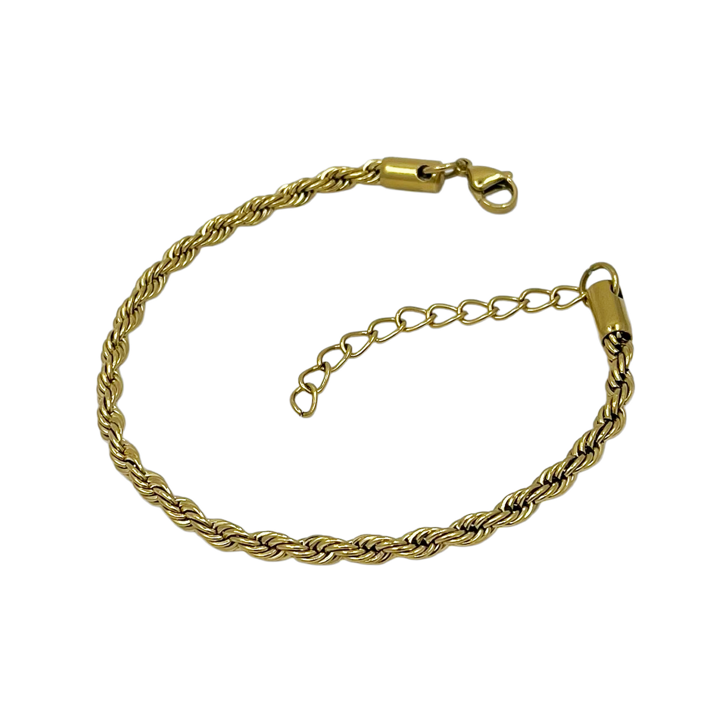 iWEAR [EDIT] rope anklet - gold