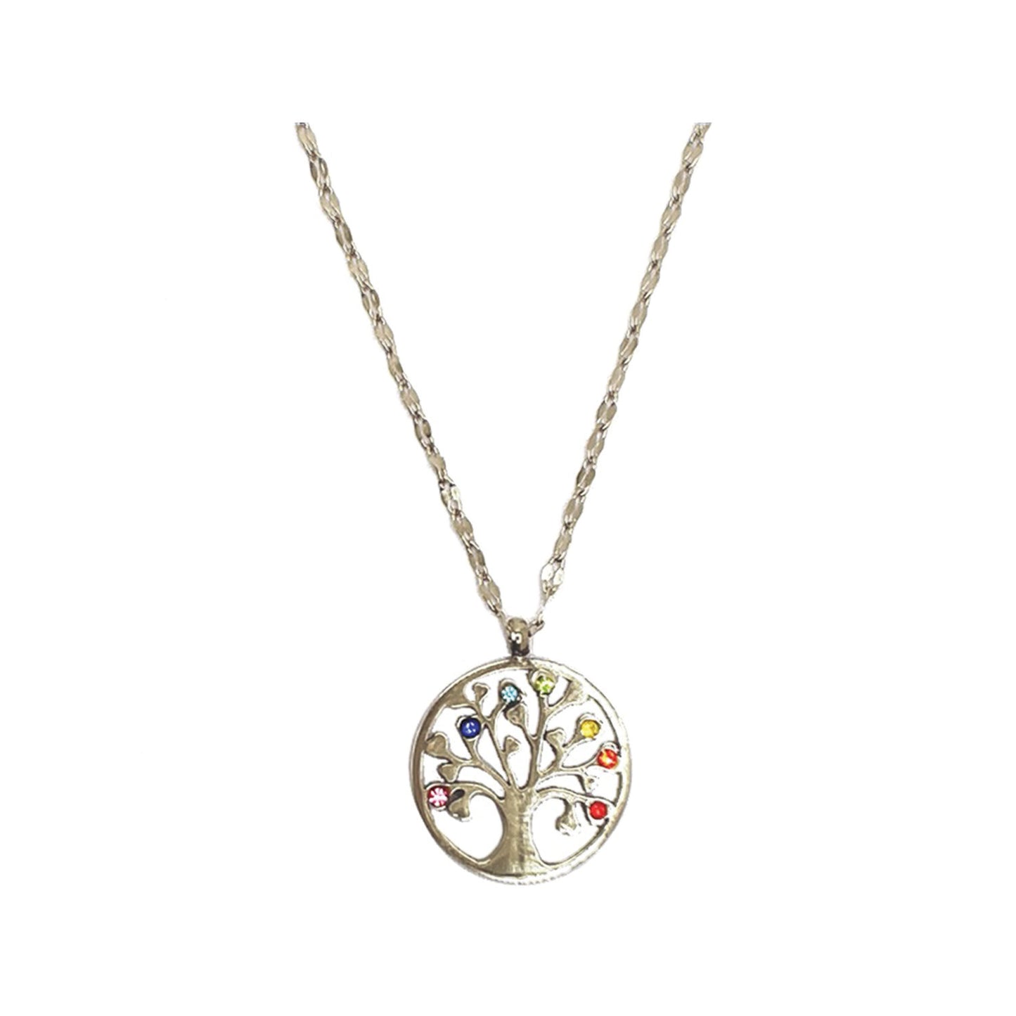 stainless steel tree of life necklace