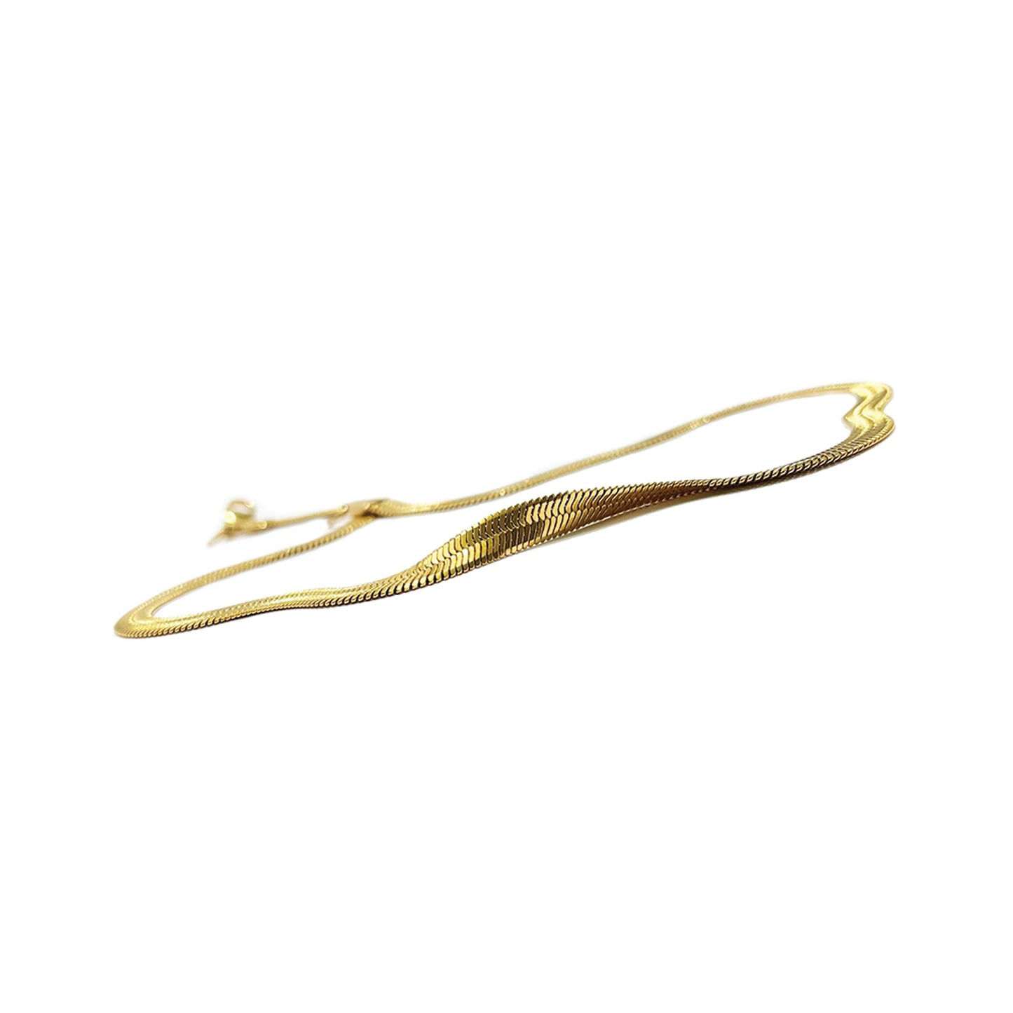 herringbone gold chain