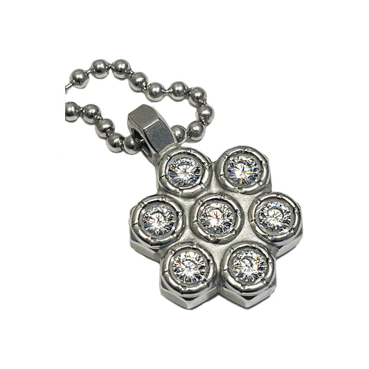 the heavy metal petal petite necklace