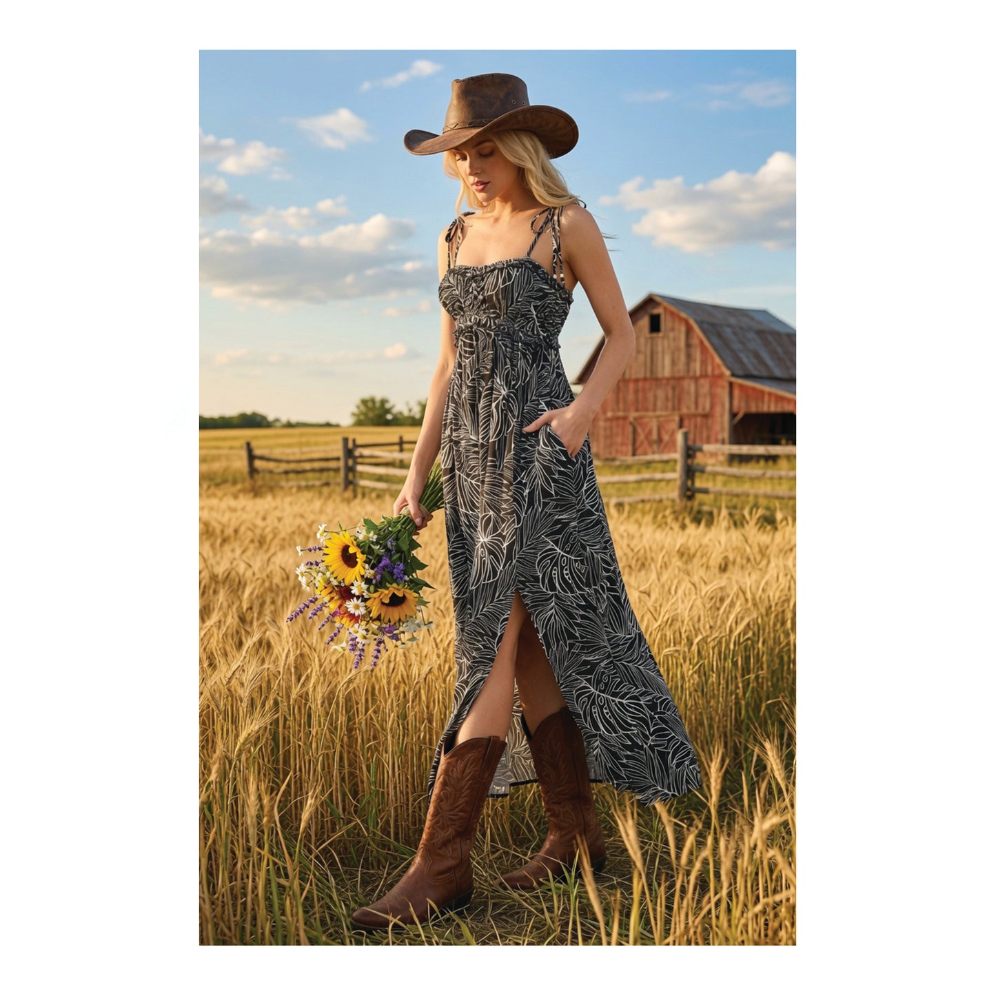 island escape maxi dress