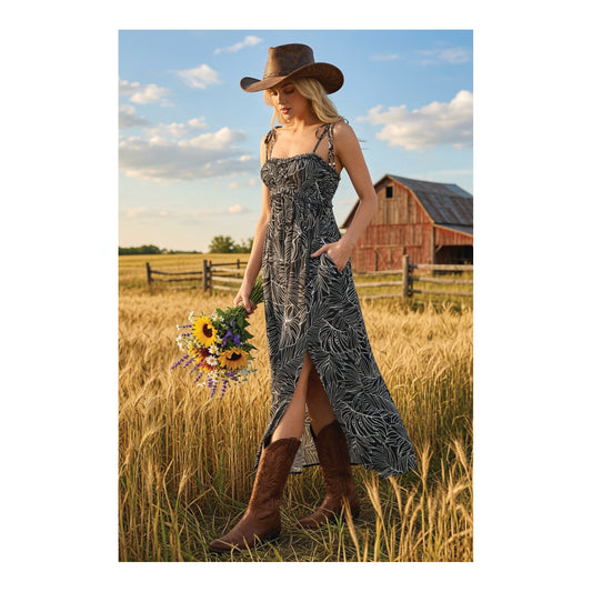 island escape maxi dress