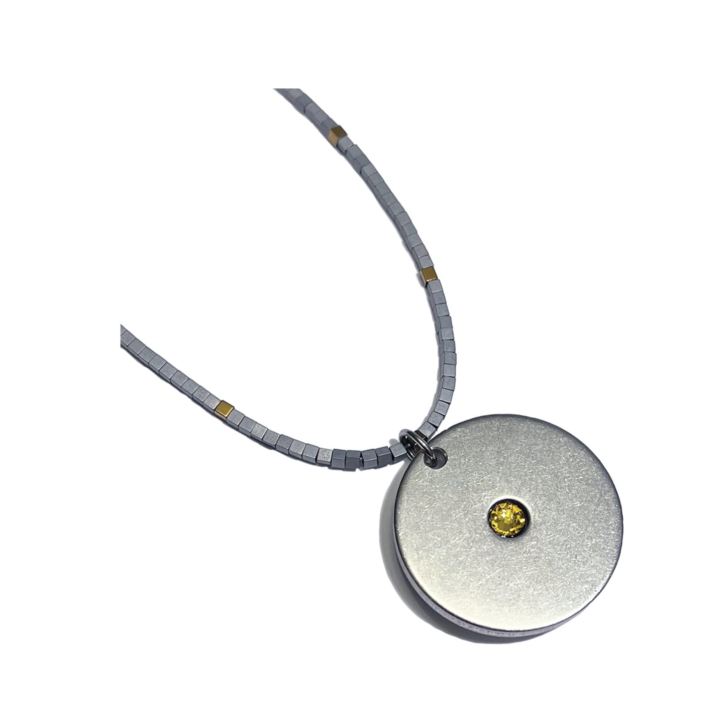 the orbit dual necklace - tiger eye