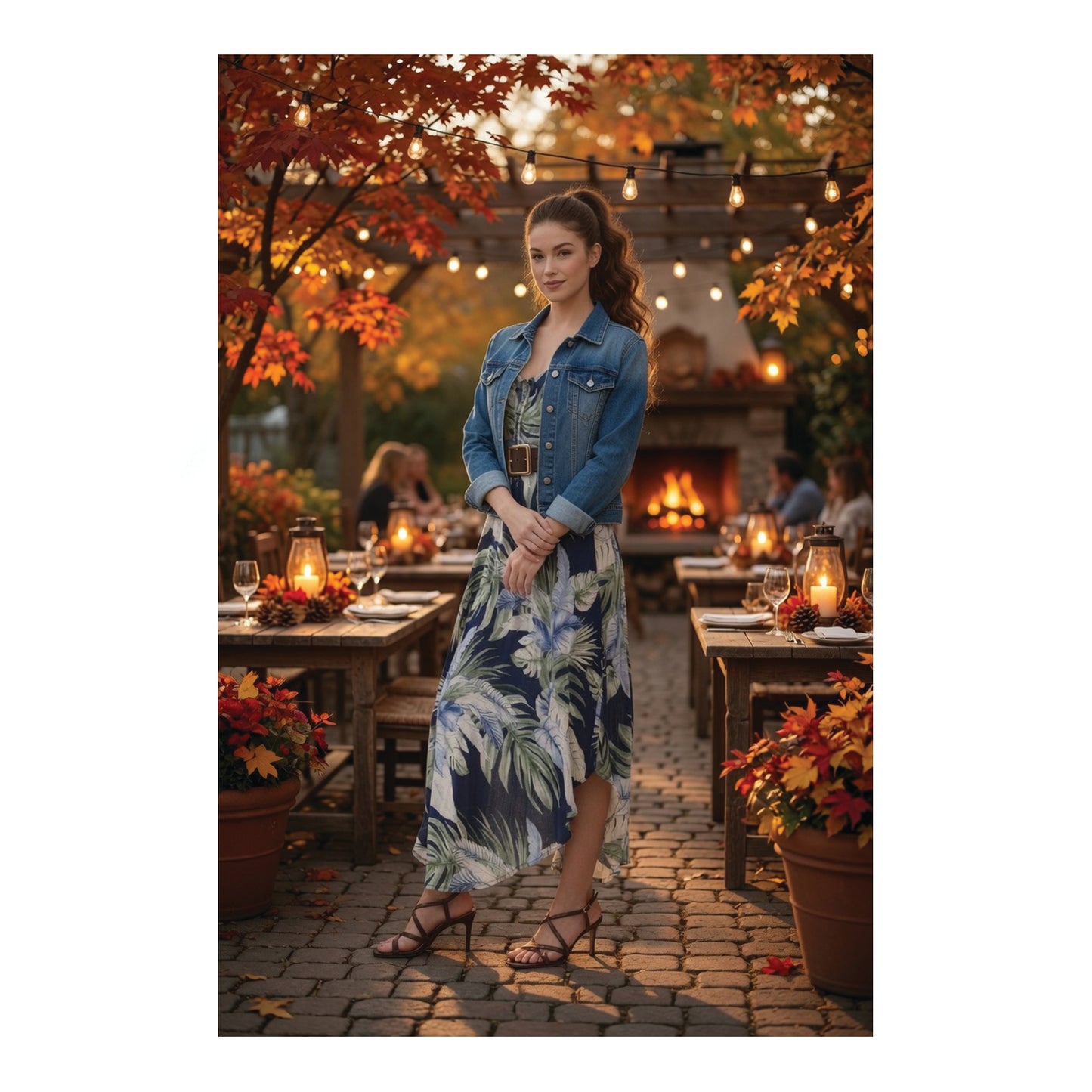palm muse midi dress