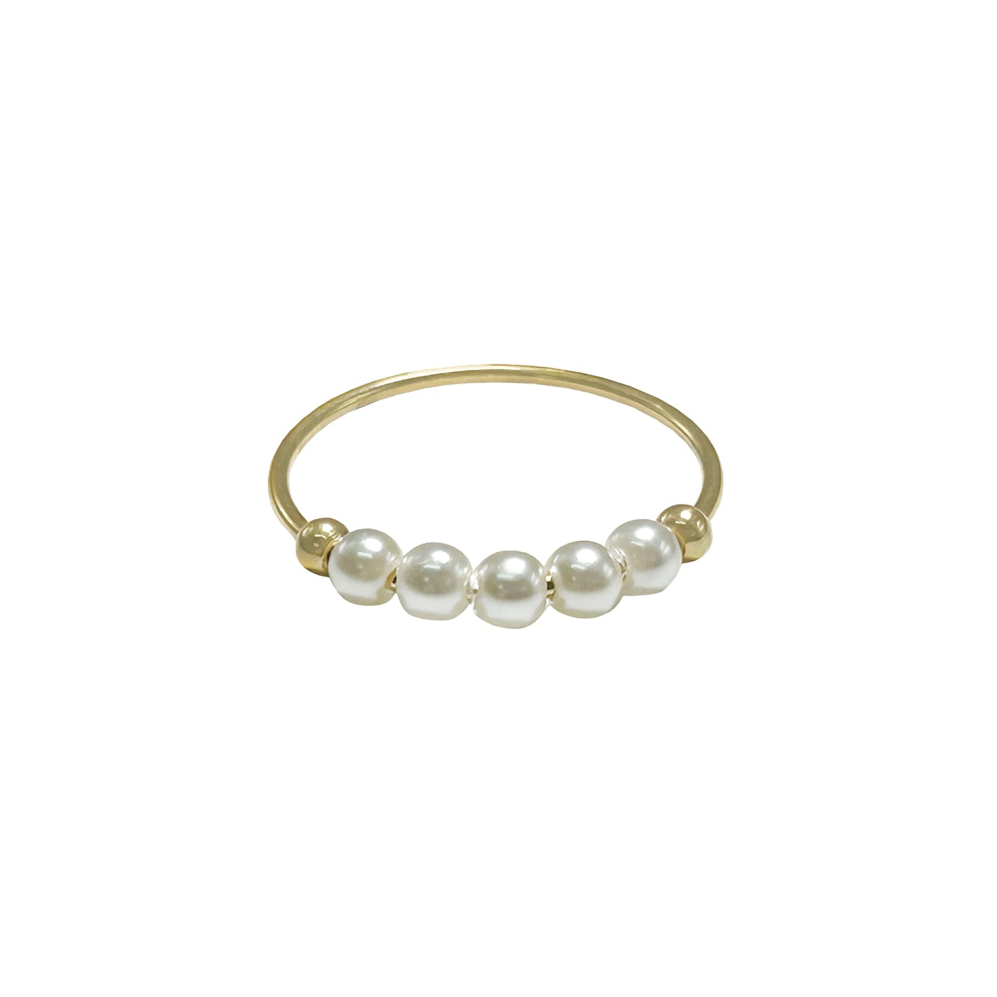 multi pearl ring