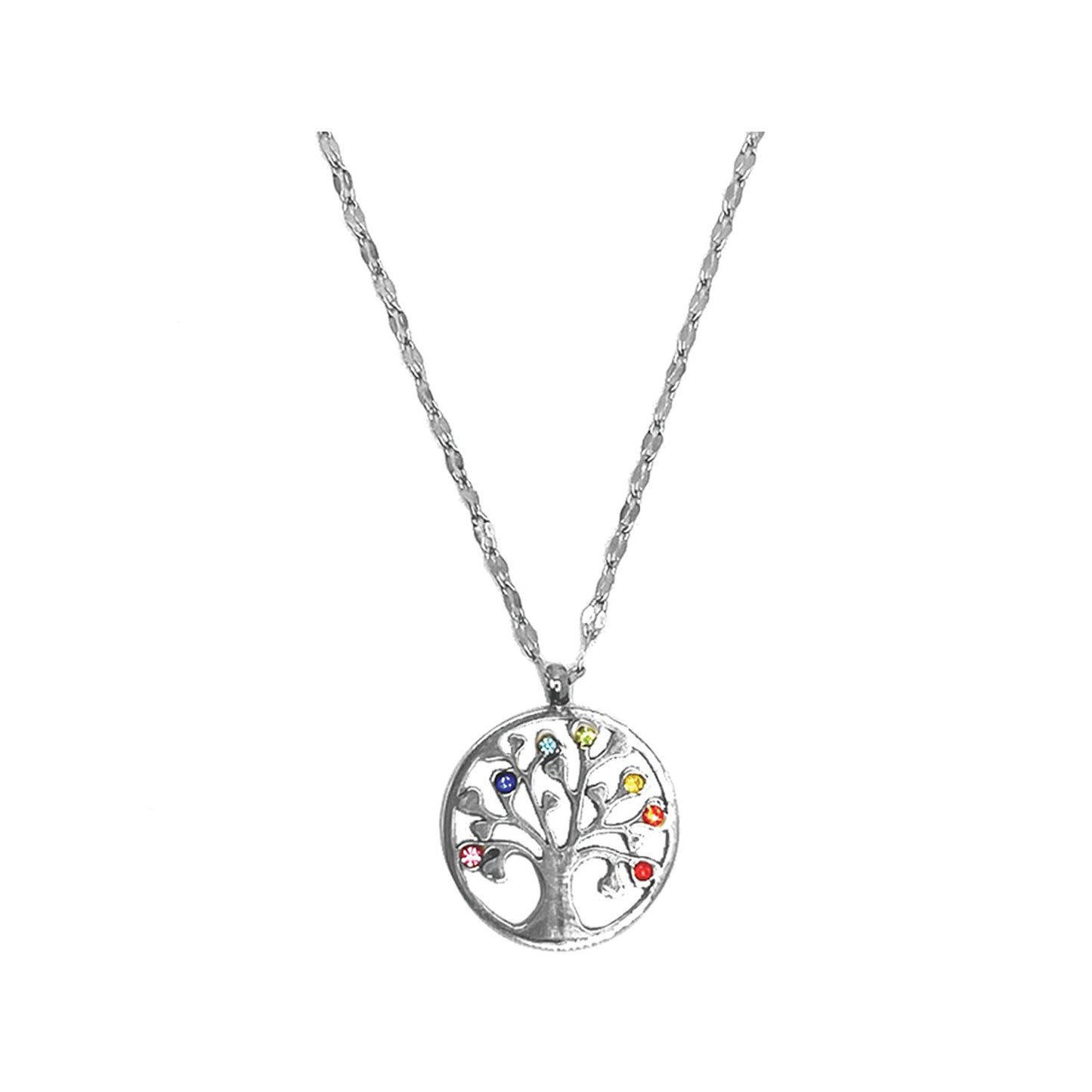 stainless steel tree of life necklace