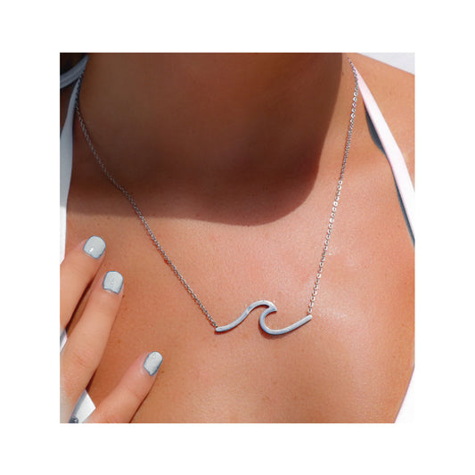 ride the wave necklace