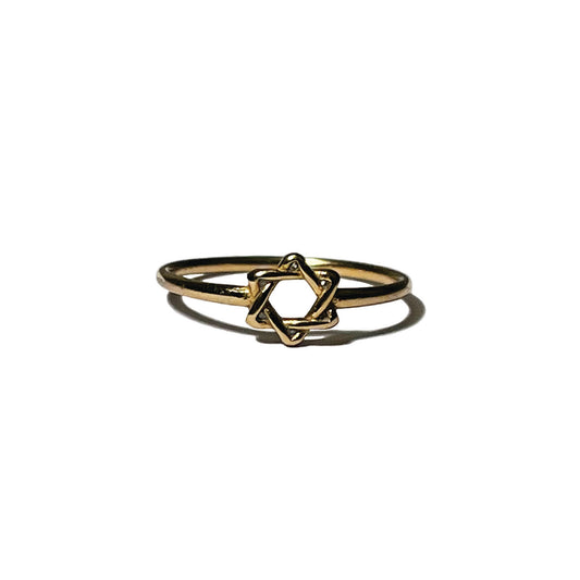 the star of david ring - silver or gold