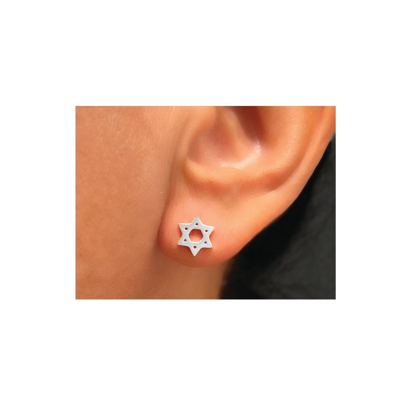 star of david earrings